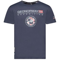 Geographical Norway Muška majica Jvick db 254, Teget Cene