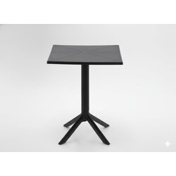  Kvadratna vrtna stolić Malan 60 x 60 cm (crna) Cijene