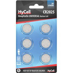Hycell gumbne celice CR 2025 3 V 6 kos 140 mAh litij CR2025, (20430736) Cene