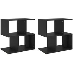  Noćni ormarići 2 kom crni 50 x 30 x 51 5 cm od iverice Cijene