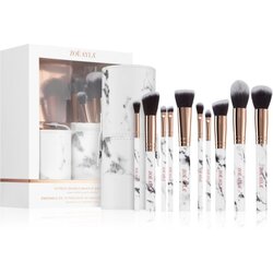 Zoë Ayla Makeup Brush Set Marble 10 Piece set kistova u torbici Cene