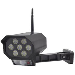 Lažna LED sigurnosna kamera sa senzorom, 5W/5,5V, IP65 + daljinski upravljač Cene