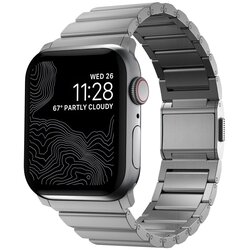 Nomad Pas za uro Apple Watch 44/45/46/49 mm pas iz titana, Srebrna, (5000275608) Cene
