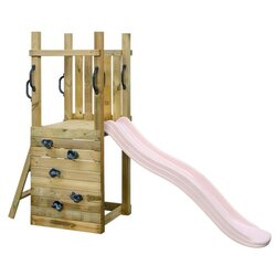 Swing King Otroški igralni stolp Irma S (Do x Š x V: 235 x 70 x 175 mm, Pastelno roza tobogan) Cene