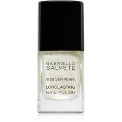 Gabriella Salvete longlasting enamel dolgoobstojen lak za nohte s sijajem 11 ml odtenek 18 silver pearl Cene