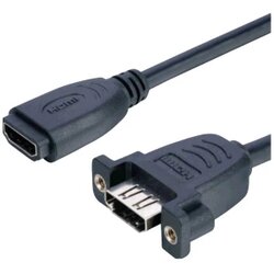 LYNDAHL LKPK005 HDMI adapterski kabel za pritrditev na ploščo 2 x ženski 0,2 m HDMI adapterski kabel HDMI-A vtičnica 0.2 m črna LKPK005 HDMI k, (20470312) Cene