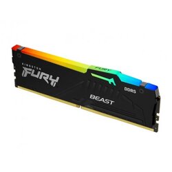 Kingston dimm DDR5 16GB 6400MT/s KF564C32BBEA-16 fury beast black rgb expo Cene
