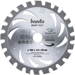 KWB easycut rezni disk za cirkular 184x20, 30Z, HM, za drvo/metal(nonFe)/plastiku, energy saving ( 49586138 ) Cene