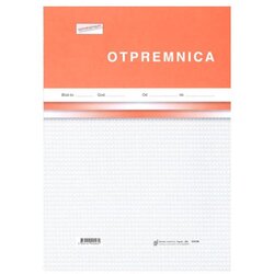 NARODNE NOVINE-UT I-22/A-NCR OTPREMNICA; Blok 6 x 40 listova, 21 x 29,7 cm Cene