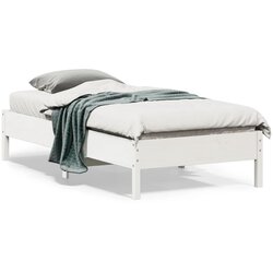 vidaXL Okvir za krevet bijeli 75 x 190 cm od masivne borovine Cijene