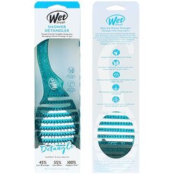 Wet Brush Shower Glitter Dtangler Pink krtača za lase za tuš Teal 1 kos Cene