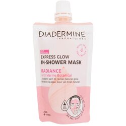 Diadermine Express Glow In-Shower Mask Radiance maska za obraz za vse tipe kože 50 ml za ženske Cene