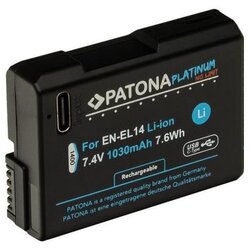 Patona Baterija za Nikon EN-EL14/EN-EL14A 1030 mAh Li-Ion Platinum USB-C punjenje Cene