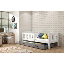 BestBed krevet kubus 190X80 - bijeli-grafit Cene