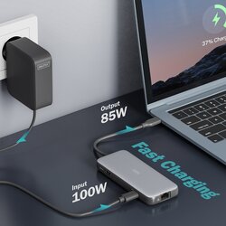 Digitus priklopna postaja USB 3.2 TipC 7v1 4K črna DA-70914 Cene