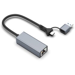 Asonic 2u1 USB 3.0 A/C to 10/100/1000 Ethernet LAN N-UL8153F Cene