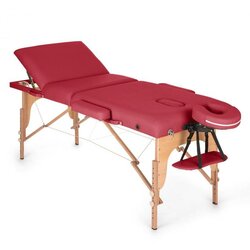 Klarfit MT 500 MASAŽNA MIZA, RDEČA BARVA, ZLOŽLJIVA, 210 CM, 200 KG, GLADKA POVRŠINA, TORBICA Cene