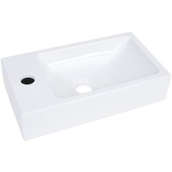 Maison Chic Umivalnik - Kopalna umivalnik - Lavabo 400x220x90 mm SMC bel, (21684807) Cene