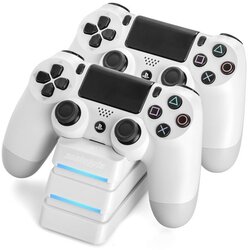 Snakebyte PS4 twin charge 4 whi Cene