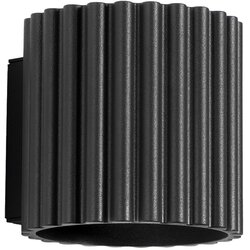Sollux Crna zidna lampa ø 10 cm Zora – Cene