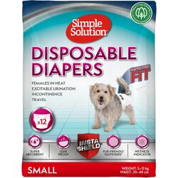 Bramton Simple Solution pelene za pse Disposable Diapers, gaćice S Cene