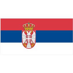 Srbija zastava 140x70 cm z žepom za drog Cene