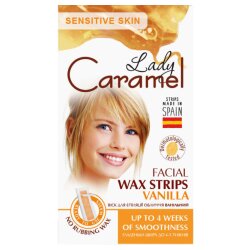 Trakice za depilaciju s voskom Lady Caramel Lice Vanilla – 12 kom Cene