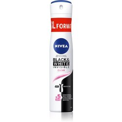 Nivea Black & White Invisible Clear antiperspirant u spreju za žene 200 ml Cijene