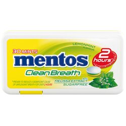 Mentos Clean Breath lemon melissa bombone, 21g Cene