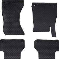 vidaXL Avto preproga 4 pcs Črna primeren za Audi A4 B9 2015-2024 Guma, (5000204241) Cene