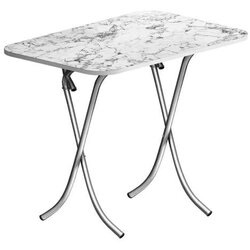 alesta AL10027BM sto višenamenski sklopivi tekstura beli mermer 60X90CM Cene