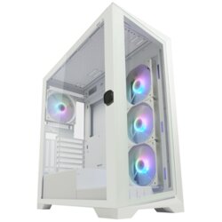 LC-Power Gaming kućište TOWER 806W-ON Crosswind_X, Midi Tower 3x USB3.2Gen 1x1 (2xUSBA/1xUSB-C), 2x USB 2.0 4x120mm ARGB ventilator, bez napajanja, bijela Cijene