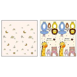 Baby Bear Origin BBO Sklopiva Podloga Za Igru Od Pene CC6603 - Animal Paradise 180x200x1cm Cene