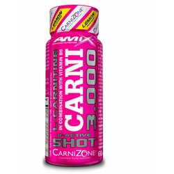Amix CarniShot 3000 20x60ml Limun – Tečni L-Karnitin za Sagorevanje Masti Cene