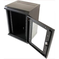 A4N Rek orman 9U 10inca 330x310x460 mm wall cabinet glass door (CN) 916 Cene