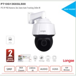 Longse PTZ IP POE Kamera 5MP 36x Zoom 240m IR Cene