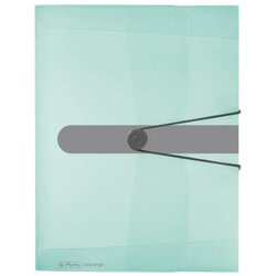 Herlitz Mapa A4 s gumicom, PP, hrbat 40 mm, Pastels, , mint zelena Cene