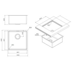 Apell set korita in armature FEM40UBC Cene