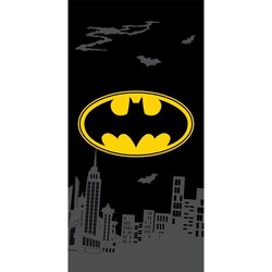 Jerry Fabrics Crni pamučan dječji ručnik 70x140 cm Batman "The Emblem" – Cene