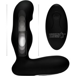 Thump It 10X Thumping Prostate Stimulator Black Cene