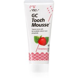 Gc Tooth Mousse remineralizirajuća zaštitna krema za osjetljive zube bez fluorida okus Strawberry 35 ml Cijene
