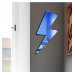 WALLXPERT dekorativno ogledalo Ozgl504 blue Cene