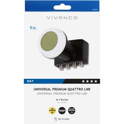 Vivanco univerzalni premium Quattro LNB crna Cene