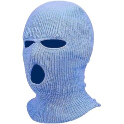 Balaclava - pletena maska sa 3 rupe (plava) Cene