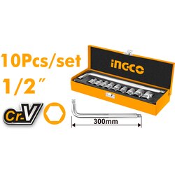 Ingco SET NASADNIH KLJUČEVA 10/1 1/2 HKTS12101 Cene
