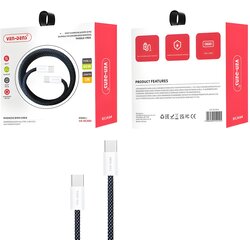 Ven-Dens Brzi punjač magnetski USB - C na USB - C kabel - Crna Cene