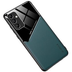 Leather Coated maska za Samsung Galaxy S25 - Green Cene