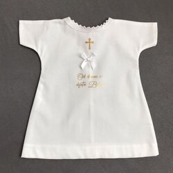 Spretna & Sretna Krsna košuljica, bijela mašnica Cene