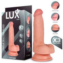 Lux Dildo Hans Triple Density With Balls 18,5 Cm Cene