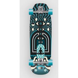 Flying Wheels Clockwork 31" Surfskate teal Cene